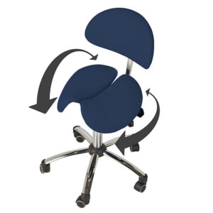 Sadultool seljatoega, liigendatud istmega - Image 4