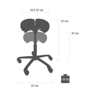 Sadultool seljatoega, liigendatud istmega - Image 6